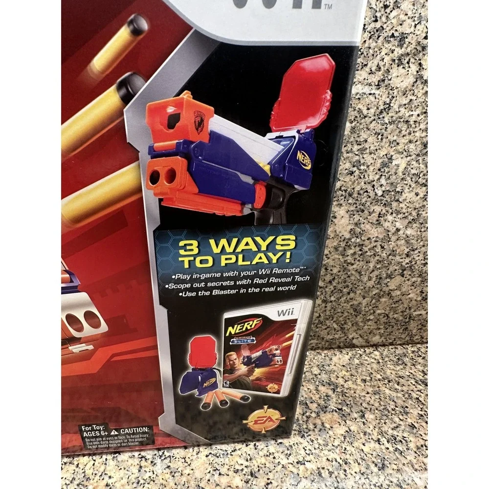 NERF N-Strike Elite Wii Bundle Switch Shot EX-3 Blaster Red‎ Reveal Tech Set
